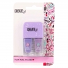 Lac de Unghii, Create It!, 2 buc x 3 ml, Mov Inchis/Deschis