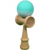 Jucarie Interactiva Kendama Profesionala, din Lemn, 18 x 7 x 6 cm, Joc de Indemanare pentru Copii si Adulti, Gradient Turcoaz Al