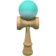 Jucarie Interactiva Kendama Profesionala, din Lemn, 18 x 7 x 6 cm, Joc de Indemanare pentru Copii si Adulti, Gradient Turcoaz Al