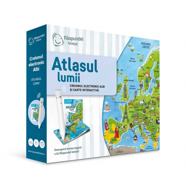 Set Raspundel Istetel - Atlasul Lumii si Creion 2.0