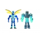 BEN 10 - Set 2 mini figurine Stinkfly si Shock Rock - 5 cm