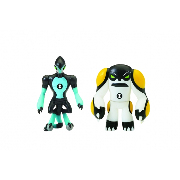 BEN 10 - Set 2 mini figurine XLR8 si Ghiulea - 5 cm