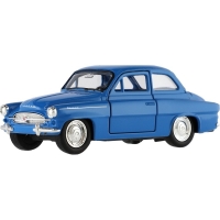 Macheta metalica Welly Skoda Octavia 1959, Albastru, 12 cm