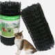 Plasa Protectoare pentru Gradina, Plasa Contra Animalelor de Companie, Plasa cu Tepi Anti Animale, 200 x 30 cm, Negru