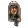 Decoratiune pentru Gradina, Model Elf pentru Pom, Statuie pentru Gradina din Rasina, Decor pentru Gradina, Elf, 14.5 x 8 x 15 cm