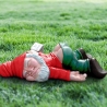Decoratiune pentru Gradina, Model Pitic de Gradina Beat, Statuie Amuzanta pentru Gradina, Decor pentru Gradina, Gnom Beat, 15 cm