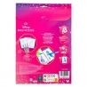 Set 3 carioci magice de suflat cu 3 sabloane reutilizabile, Disney Princess