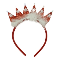 Bentita/cerc de Craciun, culoare rosie, marime standard