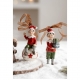 Decoratiune de Craciun, pentru Brad, Model Elf pe Glob, 10 x 4 cm, din Rasina, Multicolor