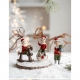 Decoratiune de Craciun, pentru Brad, Model Elf pe Glob, 10 x 4 cm, din Rasina, Multicolor