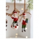 Decoratiune de Craciun, pentru Brad, Model Elf pe Glob, 10 x 4 cm, din Rasina, Multicolor