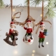 Decoratiune de Craciun, pentru Brad, Model Elf cu Cadouri, 10 x 3 cm, din Rasina, Multicolor