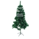 Brad artificial de Craciun tip pin, clasic, pentru interior/exterior, inaltime 180 cm, verde, suport metalic inclus