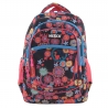 Ghiozdan Fashion Mesco 16 ''-  Urban , Flowers Pink