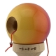 Kendama X Originala, Profesionala, Big Cups V2, Super Sticky Cupe Mari, Rulment Metalic cu Ata 55 cm, Roz/Portocaliu/Galben
