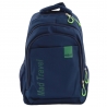 Ghiozdan Mad Travel  Mesco 16 " - Blue & Green