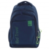 Ghiozdan Mad Travel  Mesco 16 " - Blue & Green