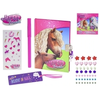 Jurnal Secret Horse Friends cu Cai, Set Creativ pentru Copii