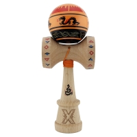 Kendama X Originala, Profesionala, DRAGON Series, Super Sticky cu Cupe Mari King Size V3, Rulment Metalic si Gaura in Baza, din 