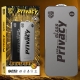 Folie de Protectie pentru Apple iPhone 17, Sticla Securizata ESD Antistatica, Super-X Privacy OG, Margini Negre, 0.30 mm, Transp