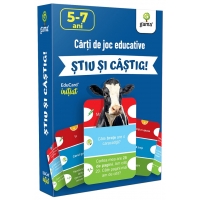 Carti de joc educative, Stiu si castig!
