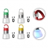 Lampa Portabila, de Voiaj/Camping, Incarcare USB, IPX5, LED RGB, din ABS, 300 mAh, 10 x 5.5 x 5.5 cm, Galben