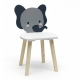 Scaun copii MDF cu design Elefant, U-Grow