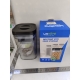 Cutii de Depozitare Alimente, Set din 2 Cutii de Tip Container de 0.8 si 1.3 l, Recipiente pentru Cereale in Bucatarie, Transpar
