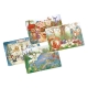 Puzzle educativ cu Animale, 24, 35, 48 și 60 piese pentru copii, Multicolor