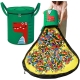 Cutie de Depozitare 2In1, Impermeabila, Covor pentru Jucarii si Lego 150cm, Capacitate Mare, cu Manere, cu Sfori, Inaltime 40cm,