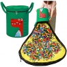 Cutie de Depozitare 2In1, Impermeabila, Covor pentru Jucarii si Lego 150cm, Capacitate Mare, cu Manere, cu Sfori, Inaltime 40cm,