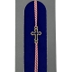 Bratara Placata cu Aur 24k, Snur Rosu/Alb, Model 10, Cruce