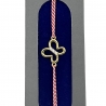 Bratara Placata cu Aur 24k, Snur Rosu/Alb, Model 11, Fluture