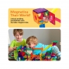 Set magnetic de construit, Circuit pentru bile, 50 piese, Pentru copii, Multicolor