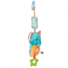 Zornăitoare bebeluși Minibo, Elefanțel, Jucărie interactivă cu accesoriu dentiție, Multicolor