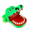 Jucarie interactiva Crocodil Dentist, Joc de Grup/Familie, 13 Dinti, Extra Big 21 x 14.5 x 11 cm, Verde