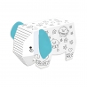 Jucarie Creativa pentru Copii, Model Elefant 3D, Set de Asamblat si Colorat din Carton, Puzzle 3D Educativ, 34 x 14 x 23 cm, 3+ 