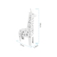 Jucarie Educativa pentru Copii, Model Girafa 3D, Set de Asamblat si Colorat din Carton, Puzzle 3D Educativ, 31 x 7.5 x 54 cm, 3+