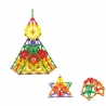 Joc de constructie, Magnetic, 48 Piese, Pentru copii, Multicolor
