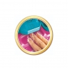 Set de joaca creativ, Manichiura, Crazy Chic, Nail Art Studio, Pentru copii, Multicolor