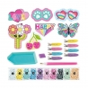 Set de creat 8 agrafe de par, Style 4 Ever, Diamond Art, Pentru copii, Multicolor