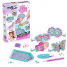Set de creat 8 agrafe de par, Style 4 Ever, Diamond Art, Pentru copii, Multicolor