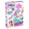 Set de creat 8 agrafe de par, Style 4 Ever, Diamond Art, Pentru copii, Multicolor