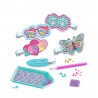 Set de creat 8 agrafe de par, Style 4 Ever, Diamond Art, Pentru copii, Multicolor