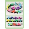 Trenulet Magnetic, din Lemn, Model Dinozauri, 10 Animale, +3 Ani, Jucarie de Asamblat, Multicolor