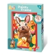 Set creativ pictură pe numere Happi Hobbi, Paint & Frame, Pentru copii, Multicolor