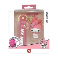 Breloc pentru chei sau ghiozdan Hello Kitty & Friends, Model My Melody, Pentru copii, Roz
