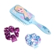 Set Perie de Păr și Elastice Frozen, Model Elsa, Pentru copii, Albastru