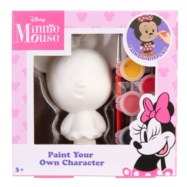Figurina din ipsos pentru pictat, Minnie Mouse, Pentru copii, Multicolor