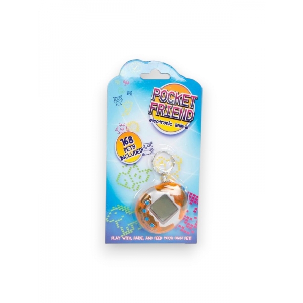 Animal virtual electronic, Tip breloc, Pentru copii, Portocaliu